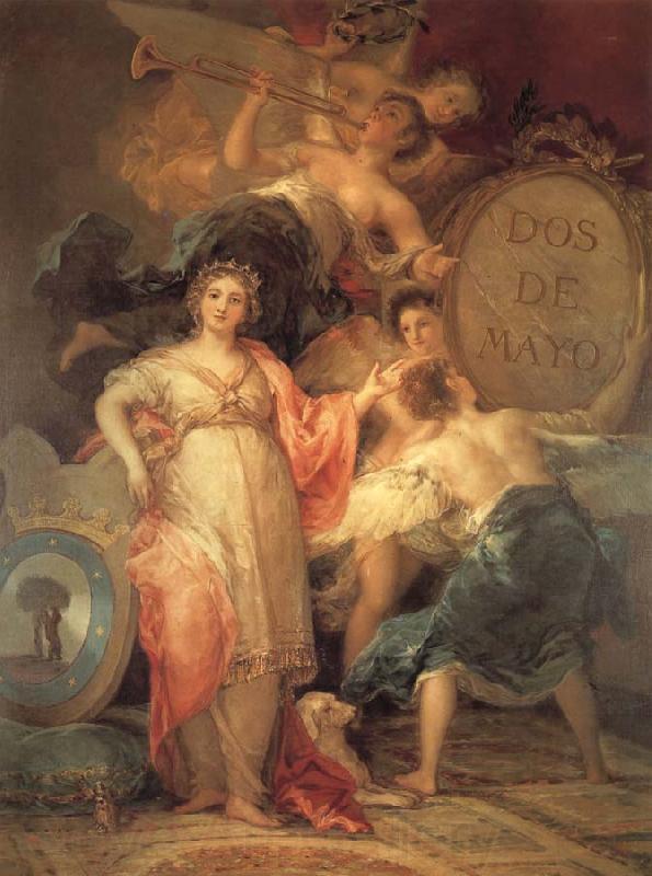 Francisco Goya Allegory of Madrid Norge oil painting art